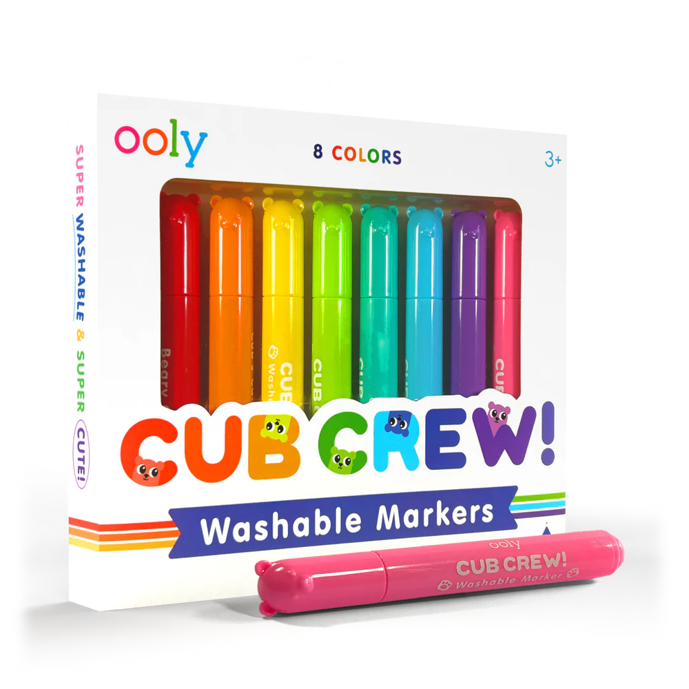 OOLY Cub Crew Washable Markers – Set of 8