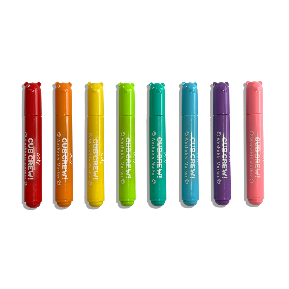 OOLY Cub Crew Washable Markers – Set of 8