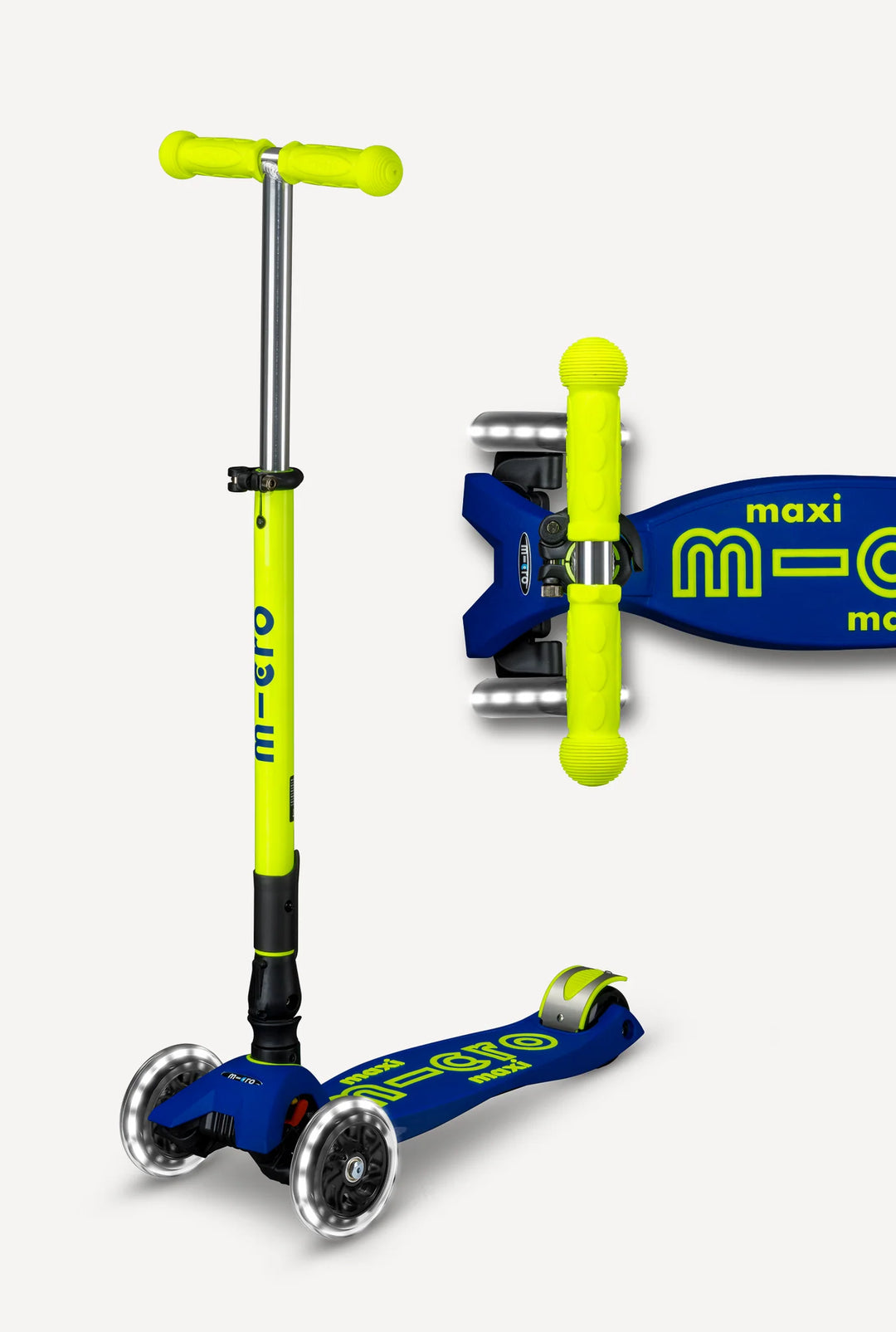 Maxi Foldable LED Scooter for Kids (Ages 5–12)