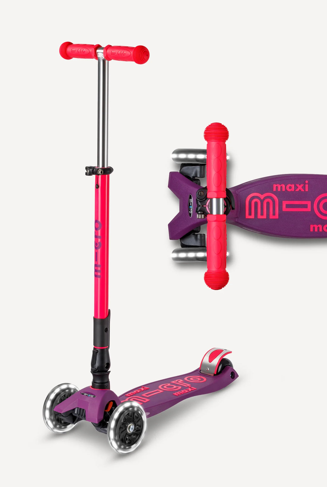 Maxi Foldable LED Scooter for Kids (Ages 5–12)