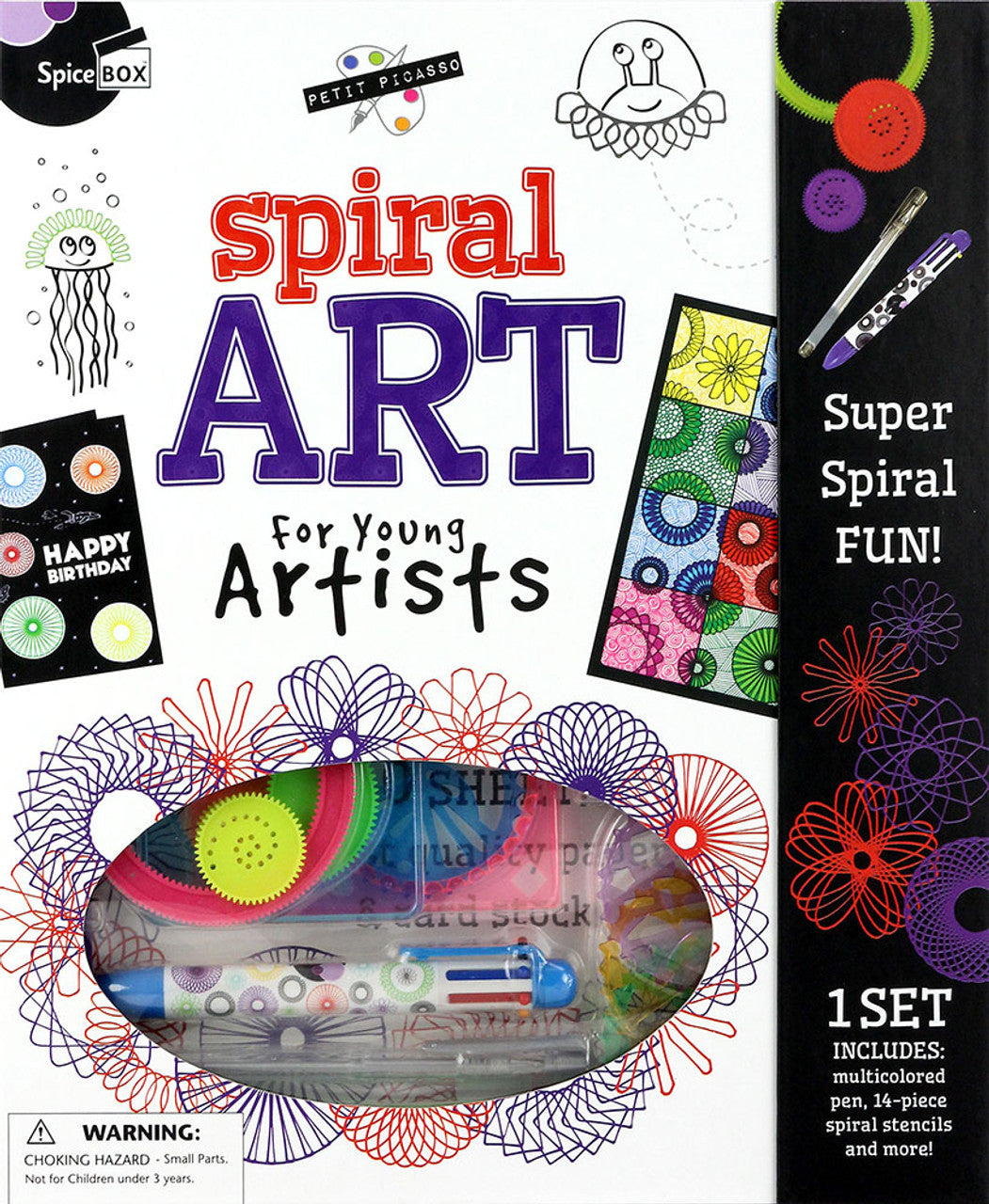 Spicebox Petit Picasso Spiral Art