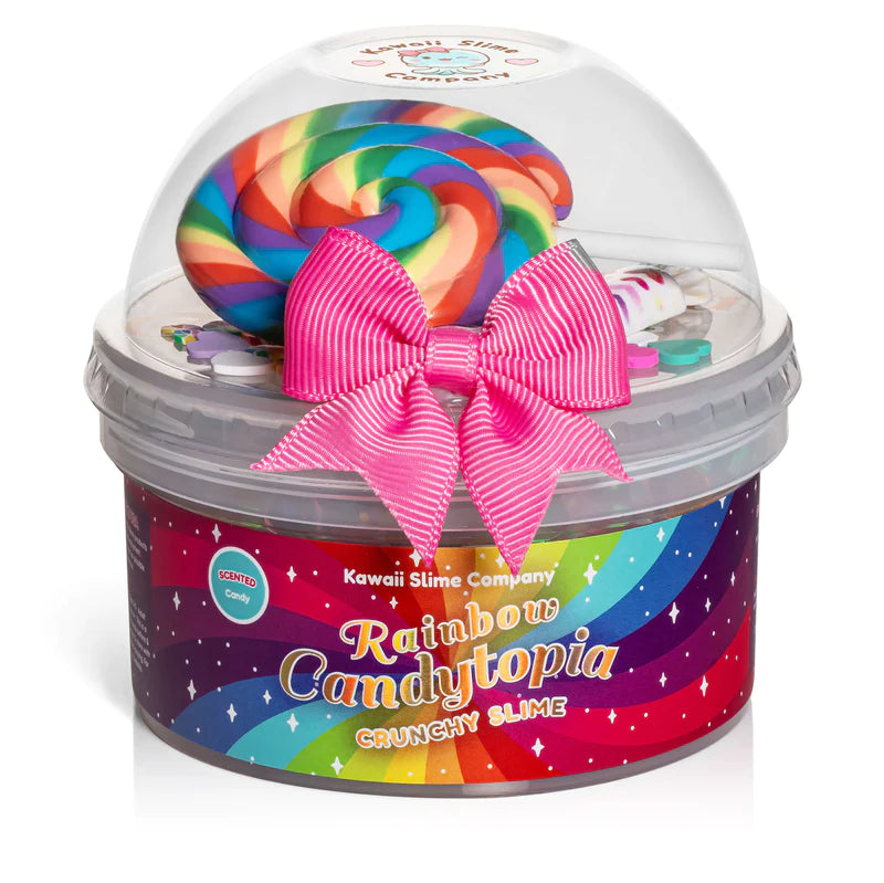 Rainbow Candytopia Crunchy Slime | Kawaii Slime Company