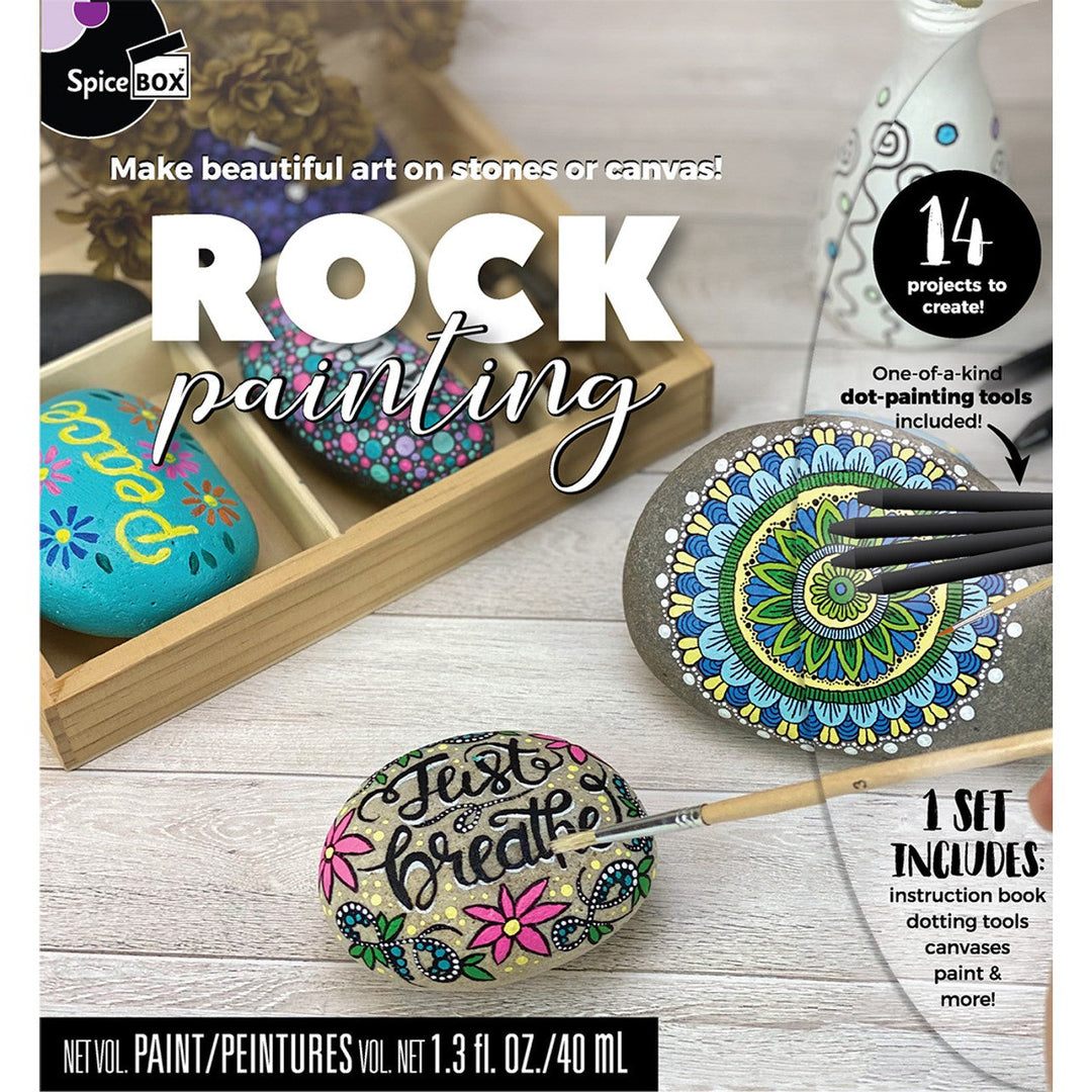 SpiceBox Rock Painting