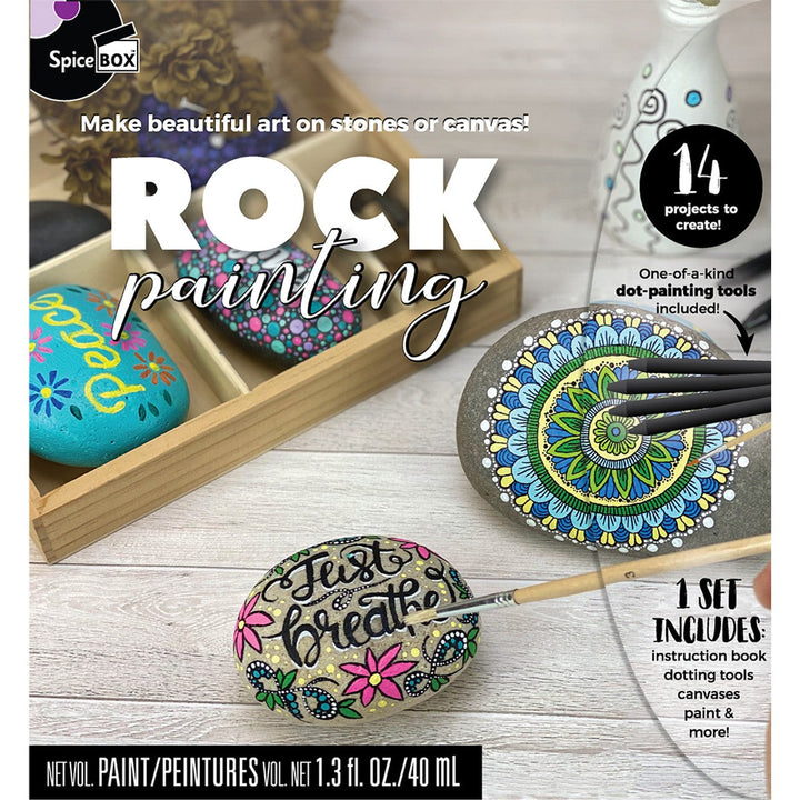 SpiceBox Rock Painting