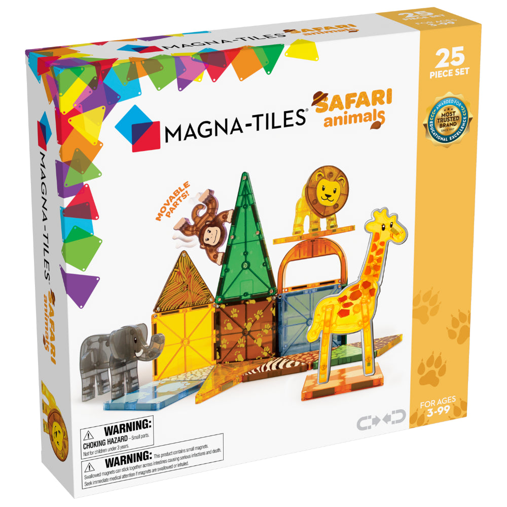 MAGNA-TILES® Safari Animals 25-Piece Set