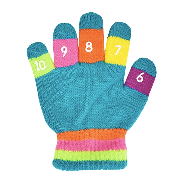 Grand Sierra Toddler Boys and Girls Stretch Number Gloves (Assorted Colors)