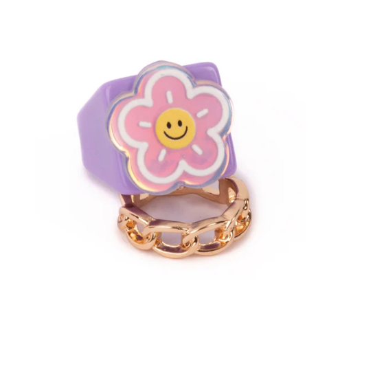 Boutique Chic Sunny Blooms Ring Set