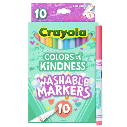 Crayola Colors of Kindness Special Edition Fine Tip Markers 10 pack