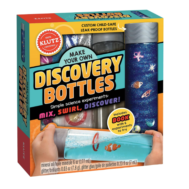 KLUTZ Make Your Own Discovery Bottles Science/STEM Activity Kit