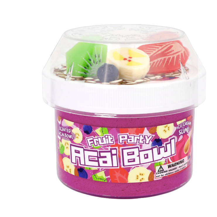 Dope Slimes Acai Bowl slime. Ice Cream Slime