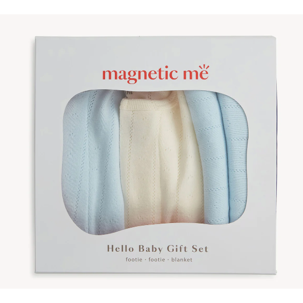Magnetic Me Hello Baby Pointelle 3Pc Gift Set