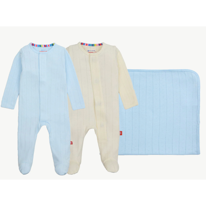 Magnetic Me Hello Baby Pointelle 3Pc Gift Set