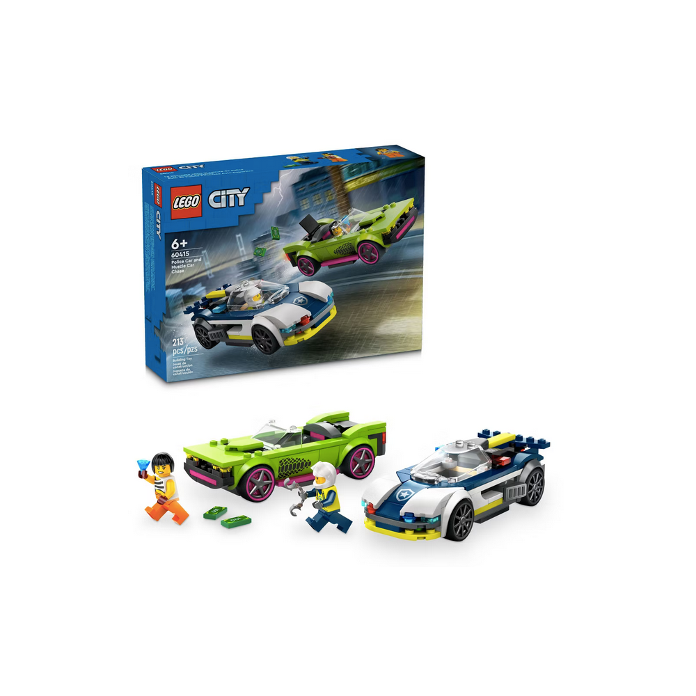 LEGO City Police Car and Muscle Car Chase (60415)