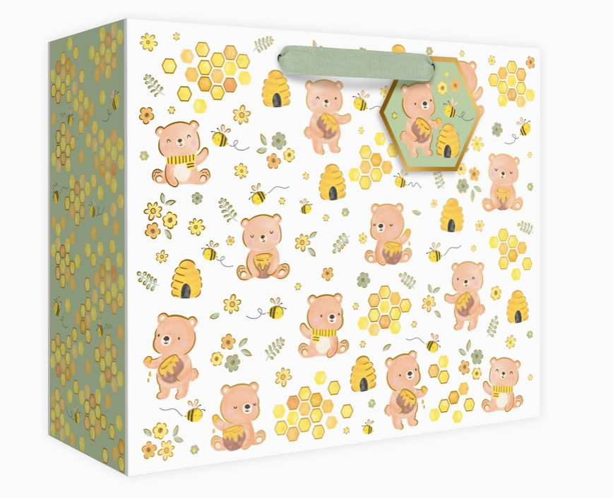 Large Gift Bag - Honey Bears