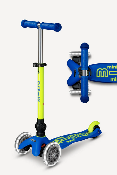 Micro Mini Foldable LED Scooter