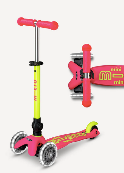 Micro Mini Foldable LED Scooter
