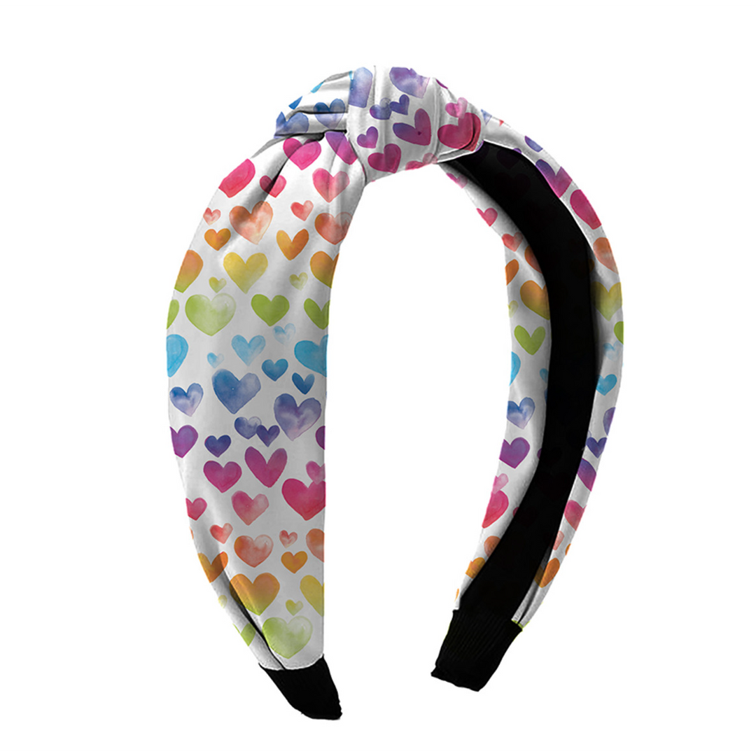 Top Trenz Heart overload knotted Headband