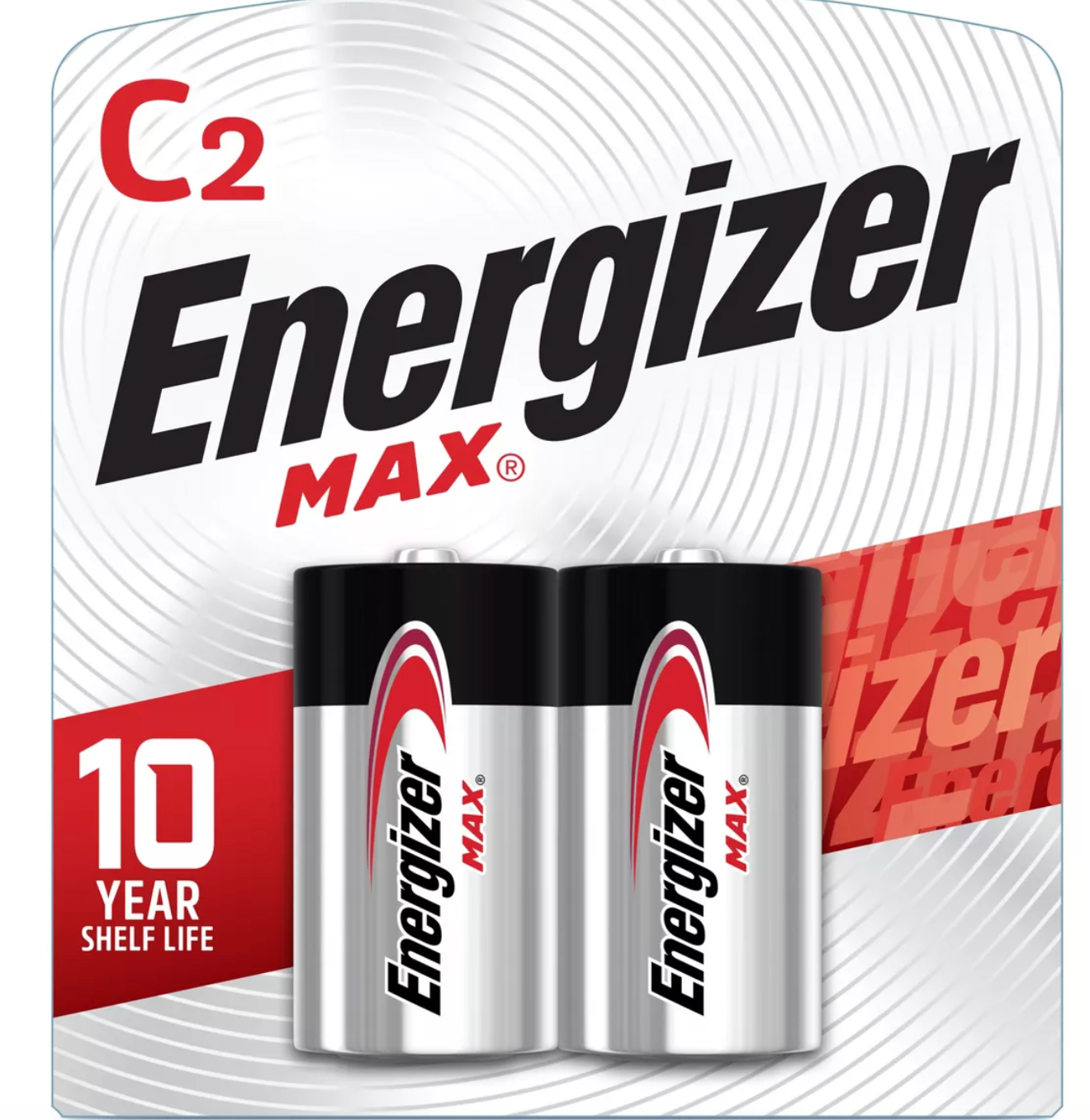 Energizer Max Batteries 2pack C