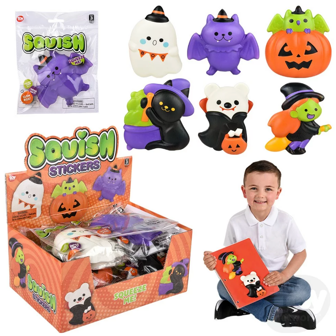 Squish Stickers for Halloween