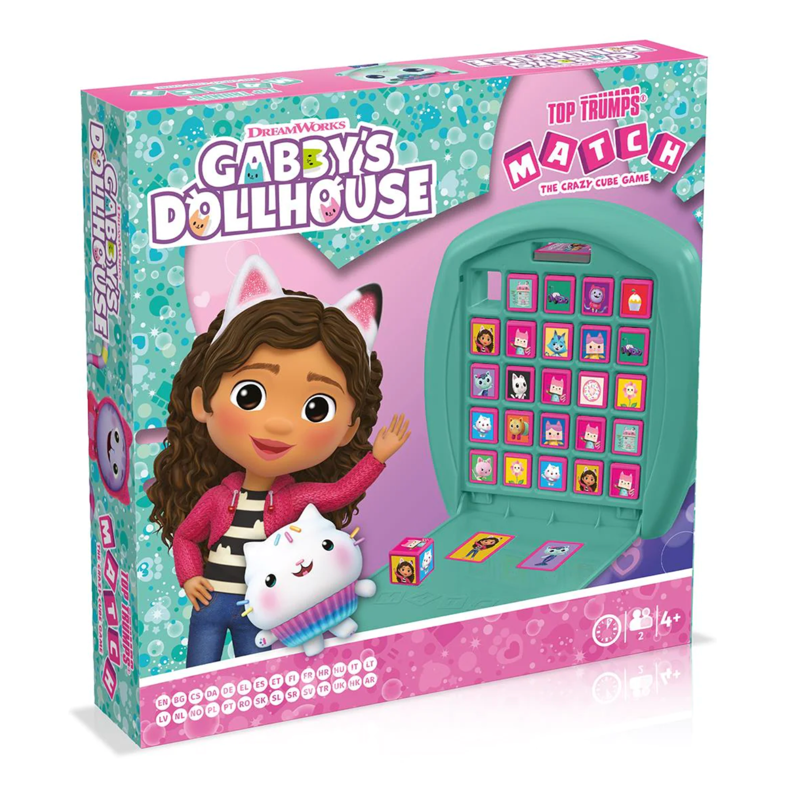 Gabby’s Dollhouse Top Trumps Match - The Crazy Cube Game