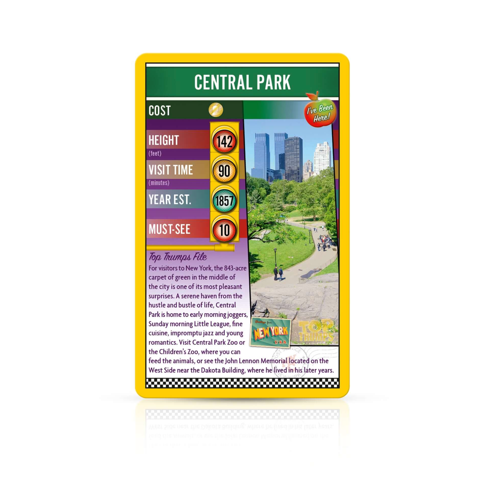 New York City Top Trumps Card Game