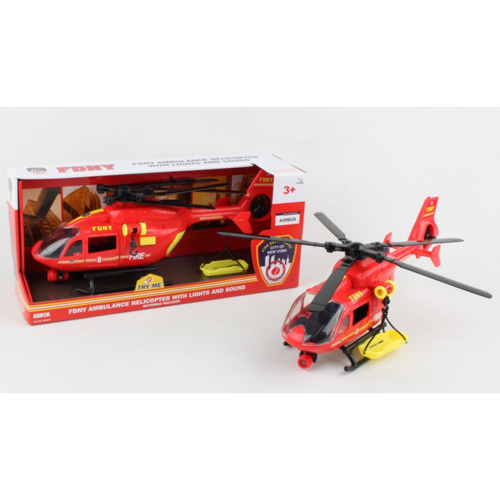Daron FDNY Ambulance Helicopter w/ Lights & Sound