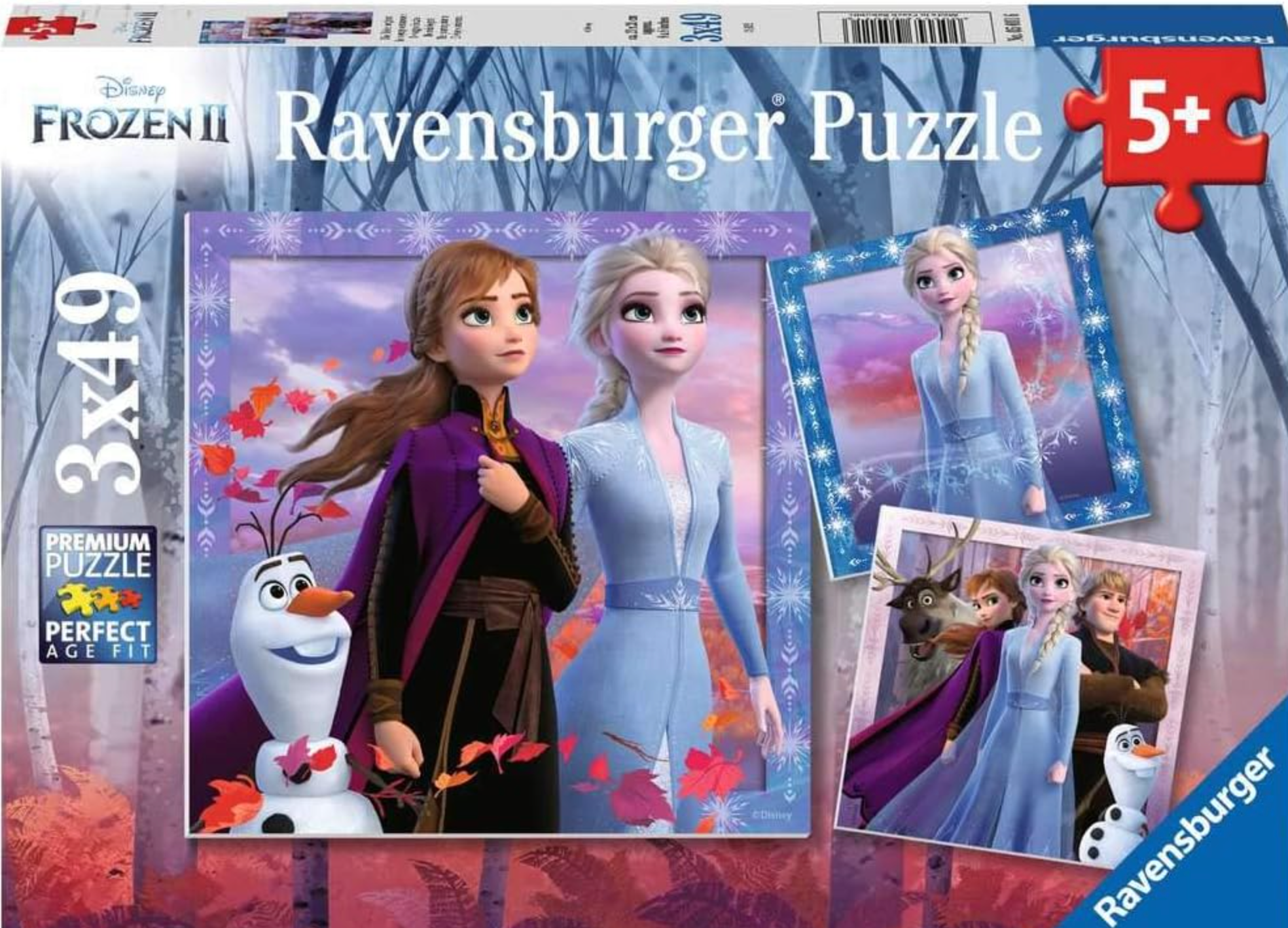 Ravensburger Disney Frozen 3- 49 PC puzzles
