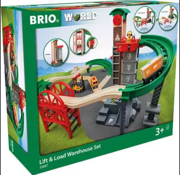 Brio Lift and Load Warehouse Set