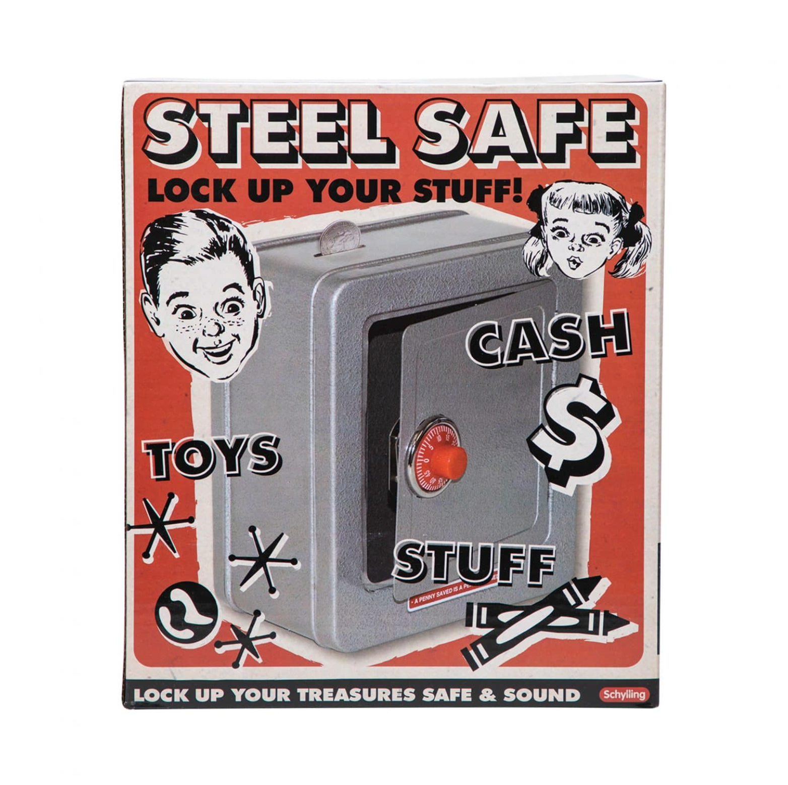 Schylling Classic Steel Safe with Alarm