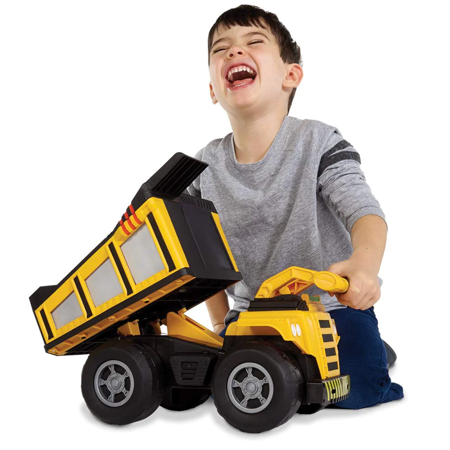 Kid Galaxy Free-Wheeling Mega Construction Truck | Dump Truck