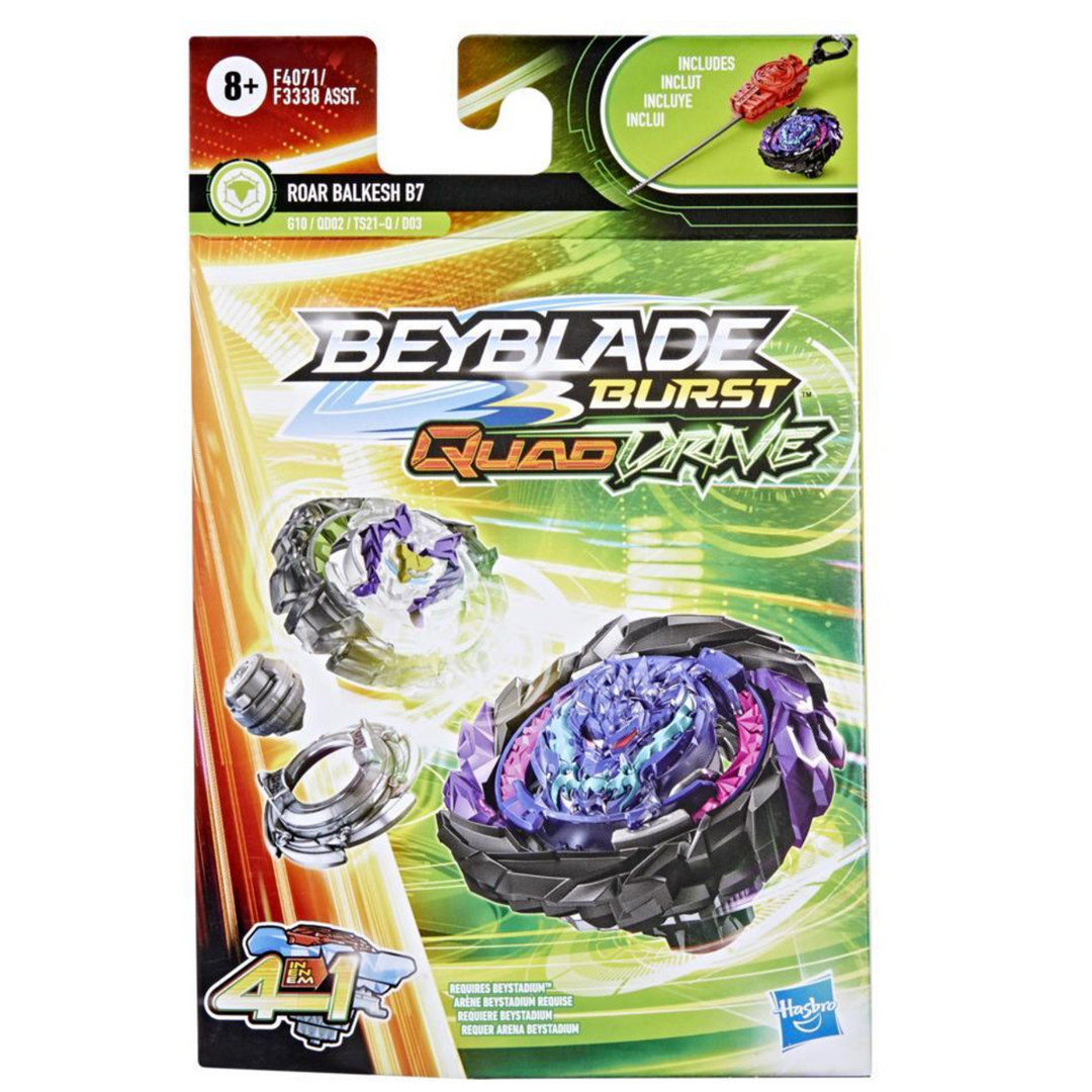 Beyblade Burst QuadDrive  Spinning Top Starter Pack -- Battling Game Top Toy with Launcher