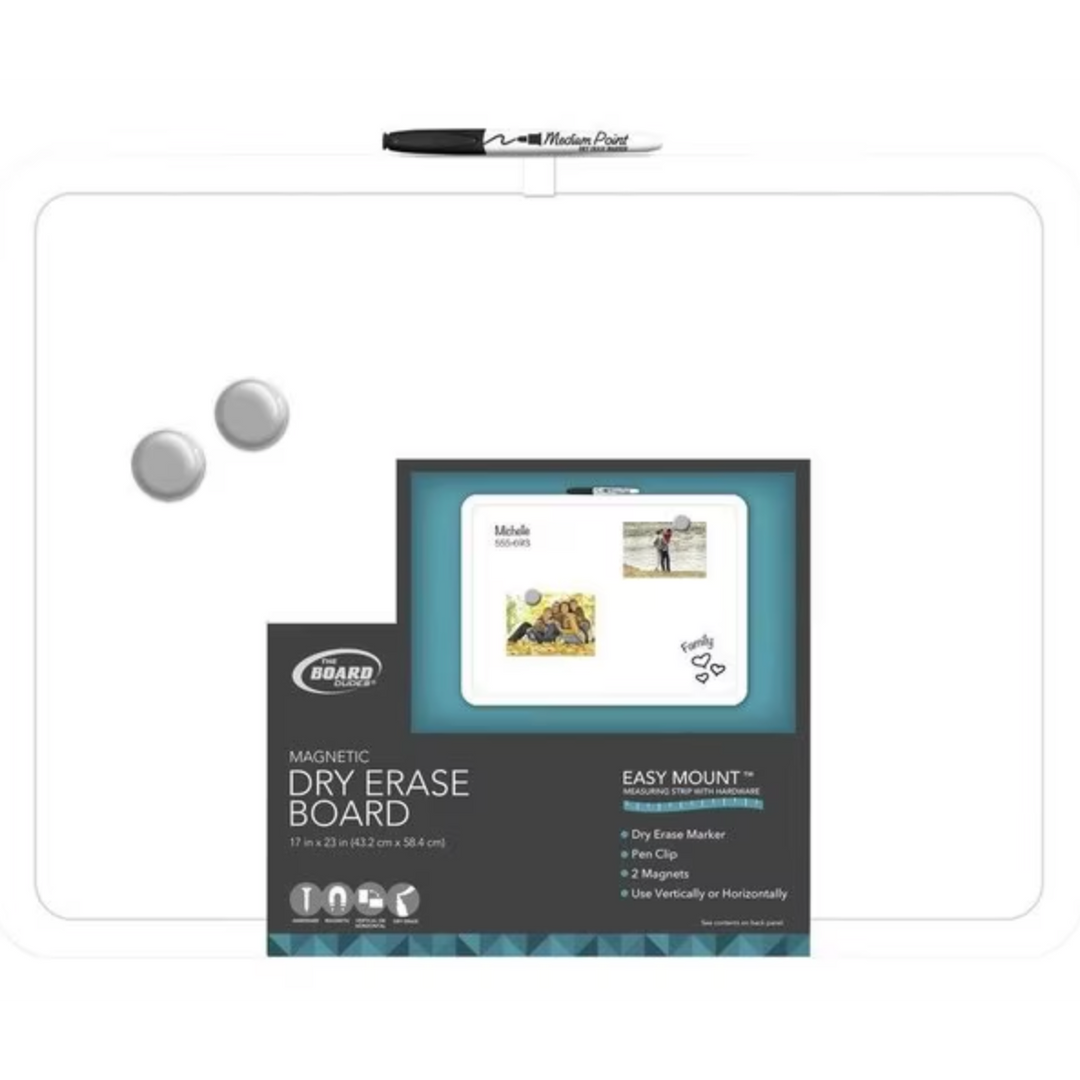 Magnetic Dry Erase Board - 17" X 23"