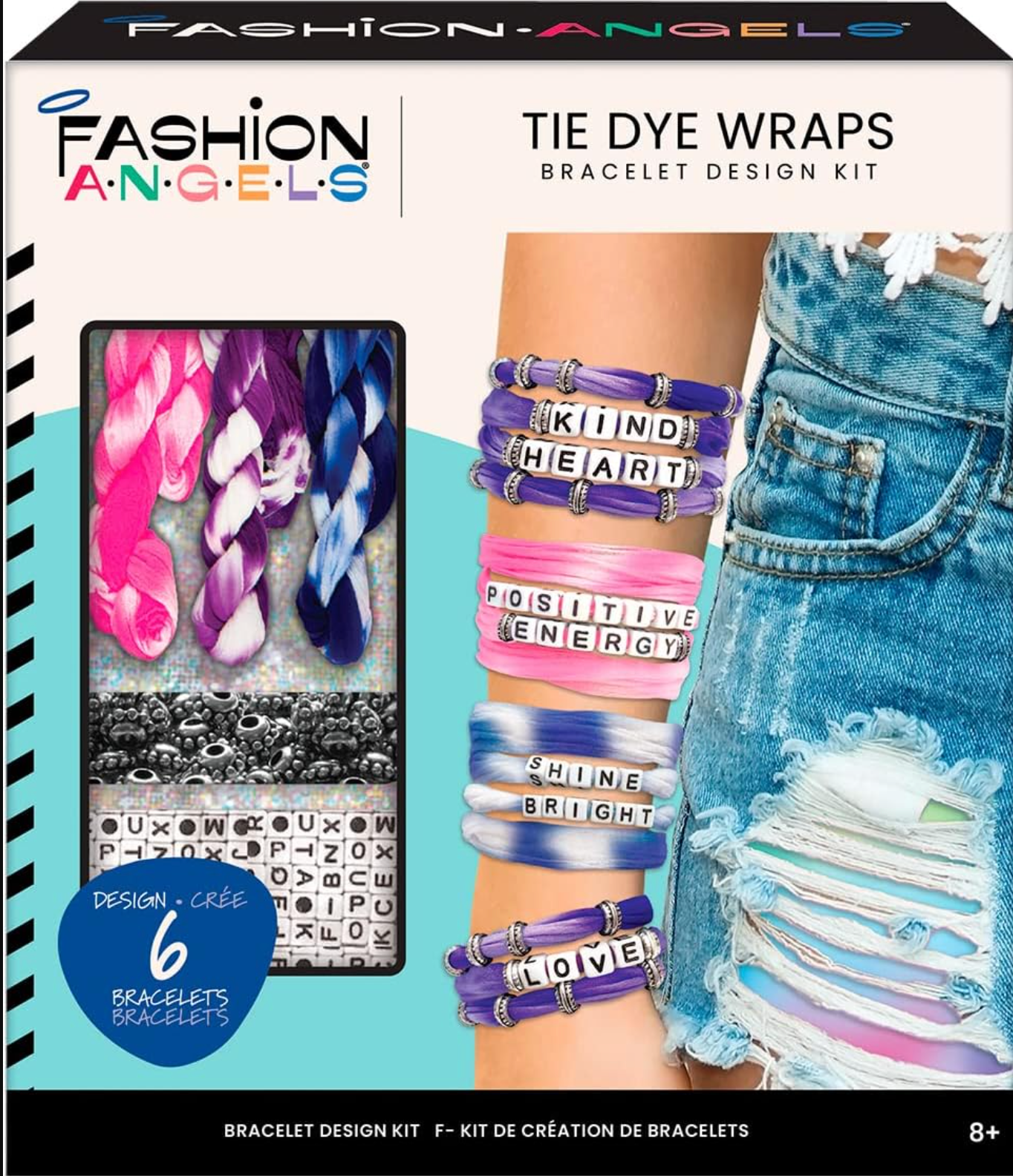 Fashion Angels Tie Dye Wraps - Bracelet Design Kit