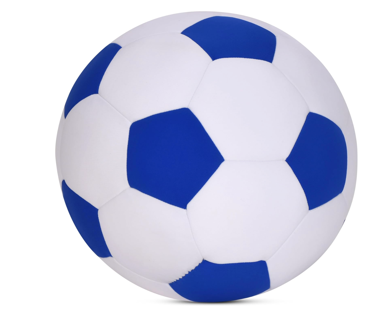 iscream Game On! Soccer Ball Shaped 10" x 10" Microbead Accent Pillow