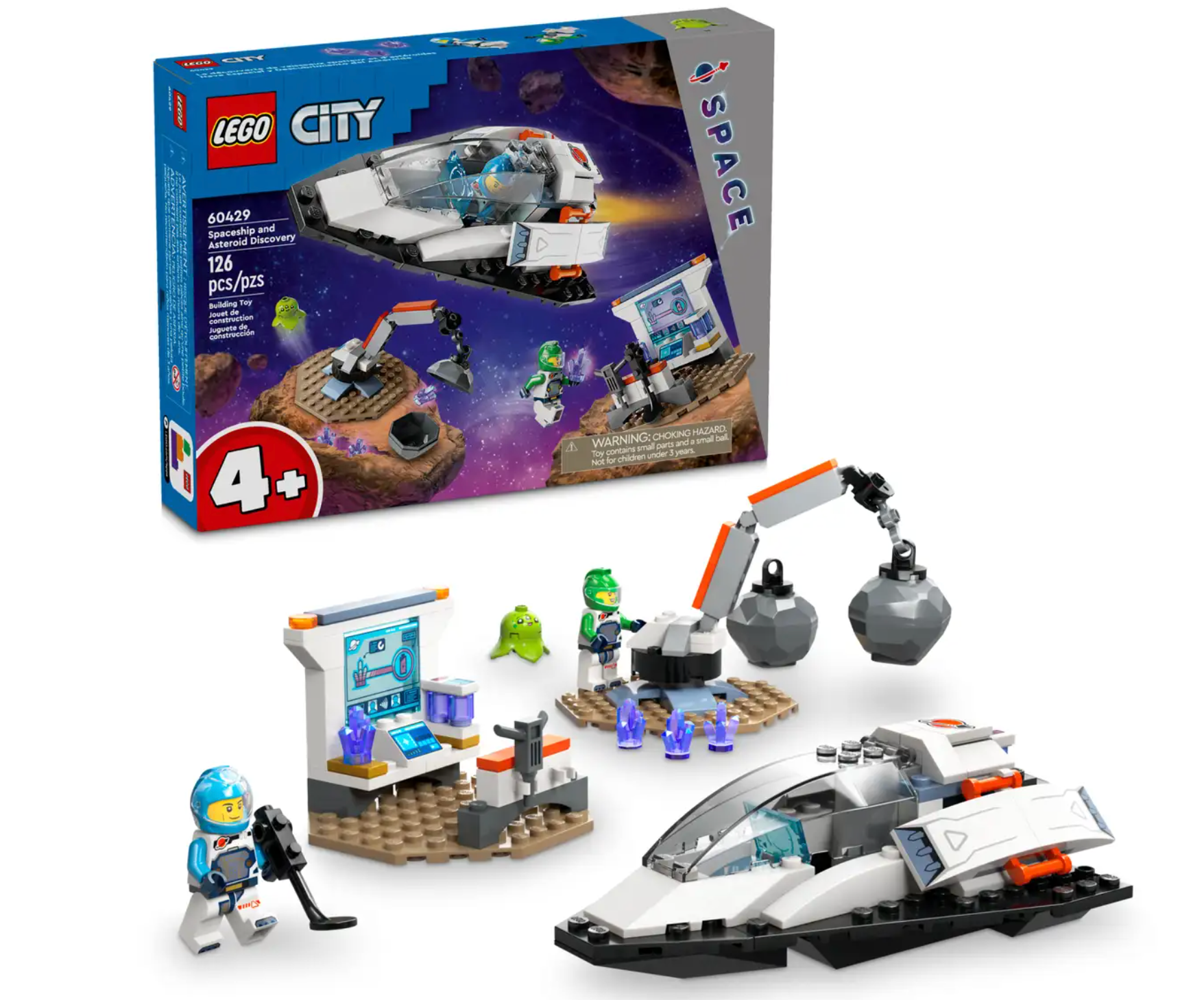 Lego City 60429 Spaceship and Asteroid Discovery