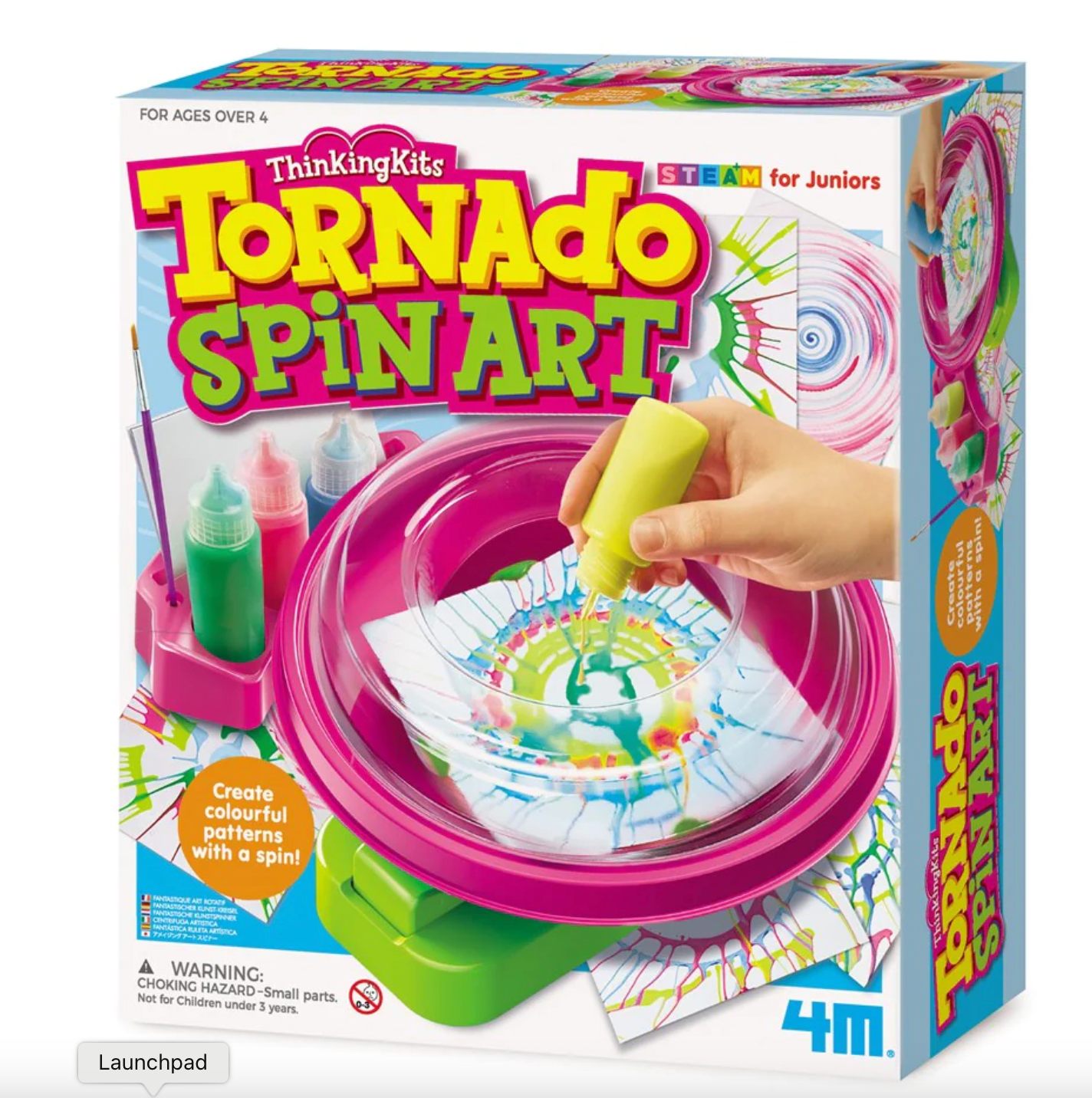 4M-Thinking Kits Tornado Spin Art