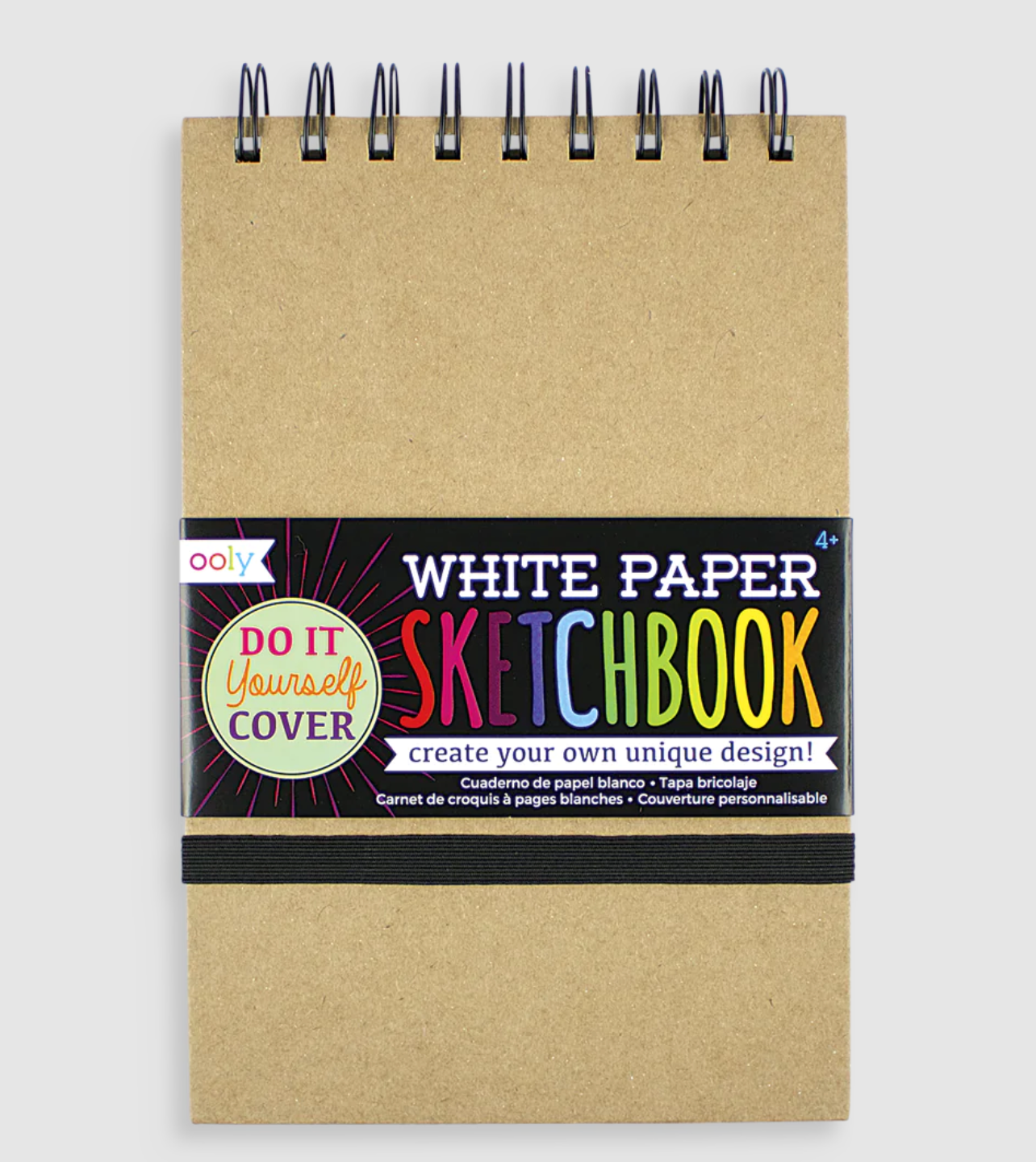 White DIY Cover Sketchbook 8 x 10.5 inches