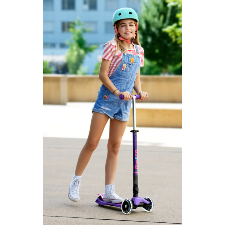 Maxi Foldable LED Scooter for Kids (Ages 5–12)