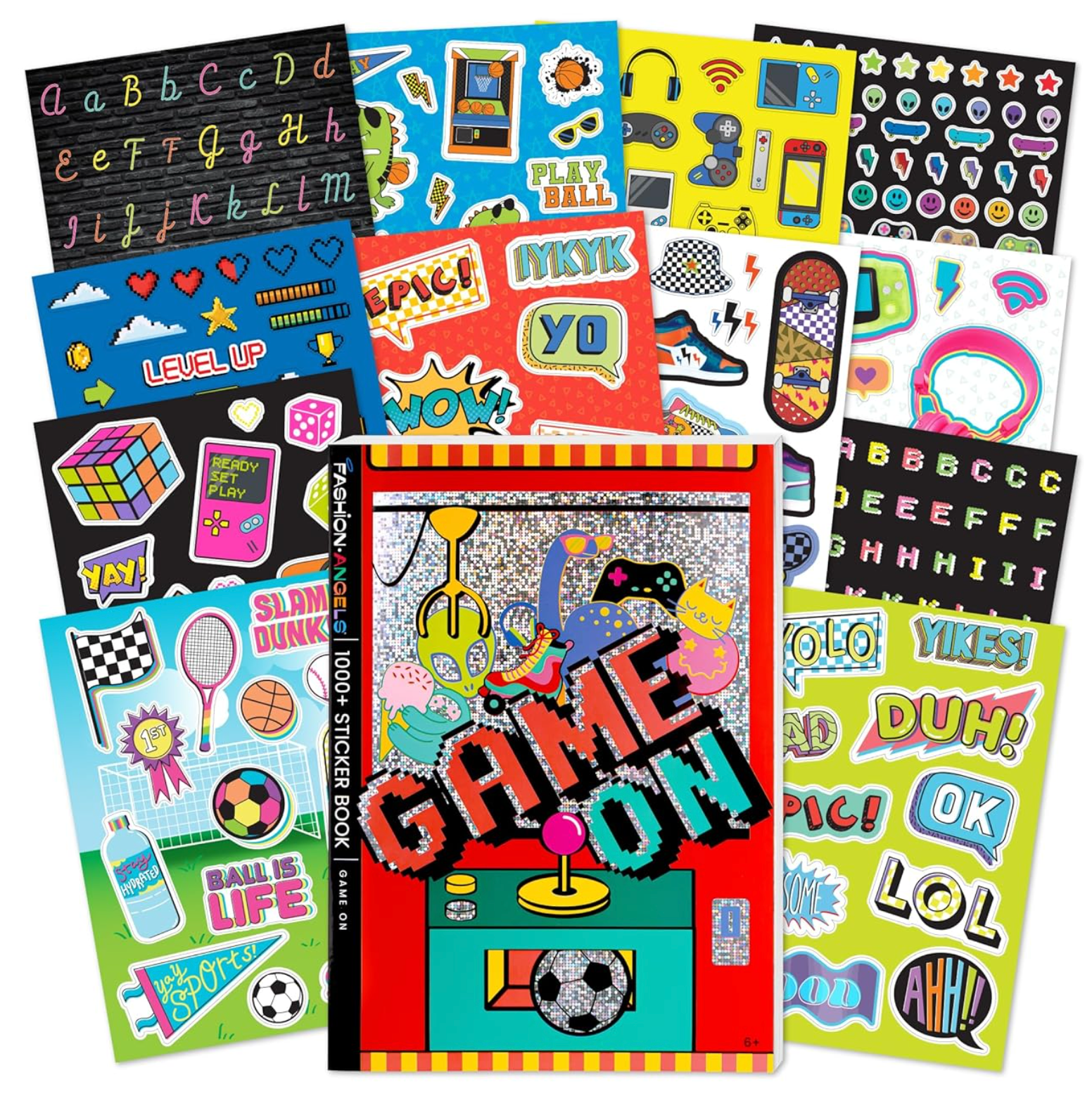 Fashion Angels 1000+ Game On Stickers For Kids - Gaming Stickers
