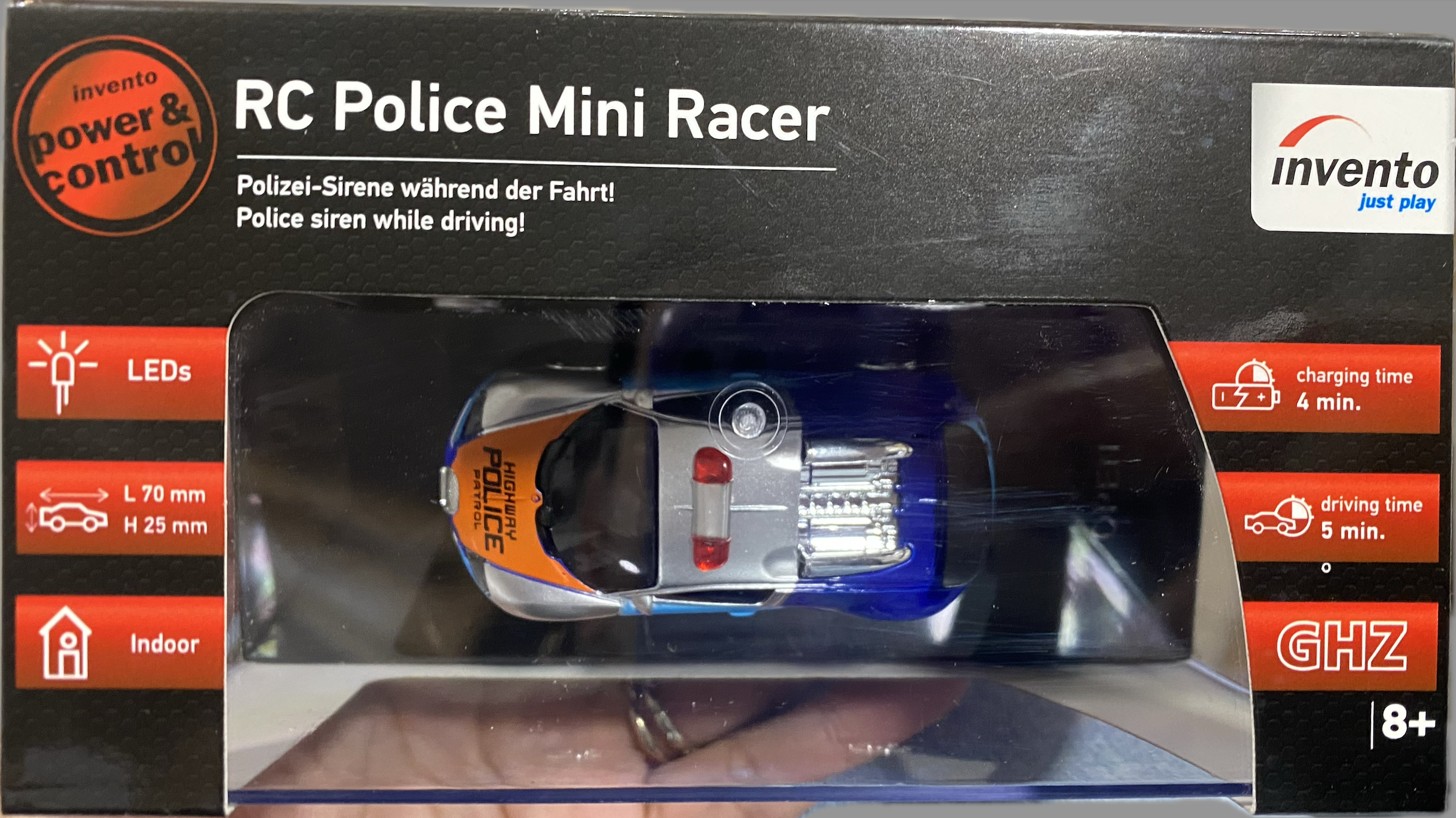 Invento RC Police Mini Racer