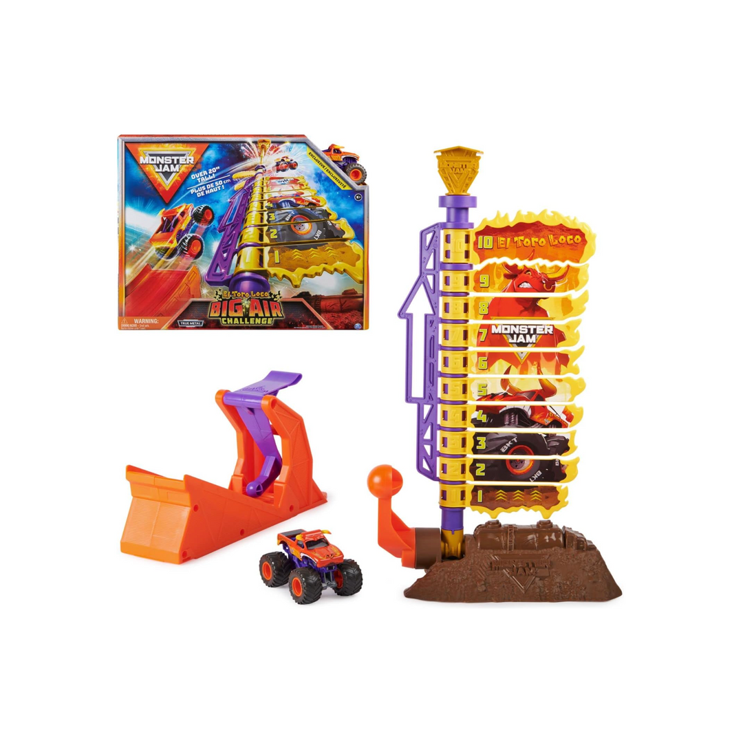 Monster Jam El Toro Loco Big Air Challenge Playset