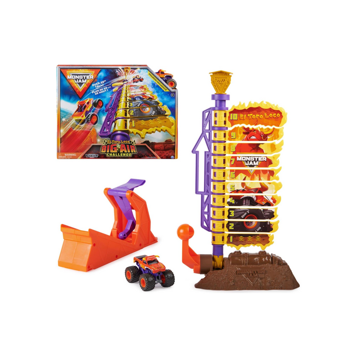 Monster Jam El Toro Loco Big Air Challenge Playset