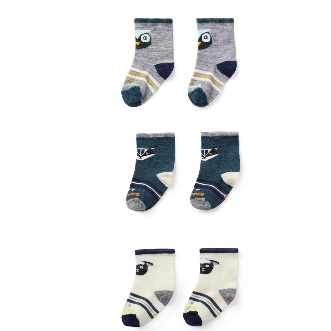 Smartwool Toddler Trio Socks - Twilight Blue