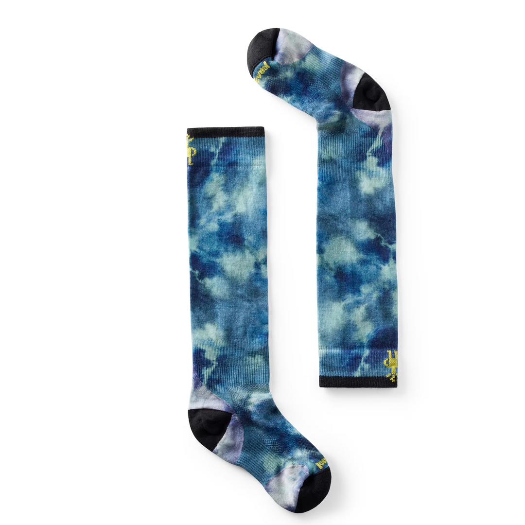 Junior Ski Tie Dye Print Over The Calf Socks
