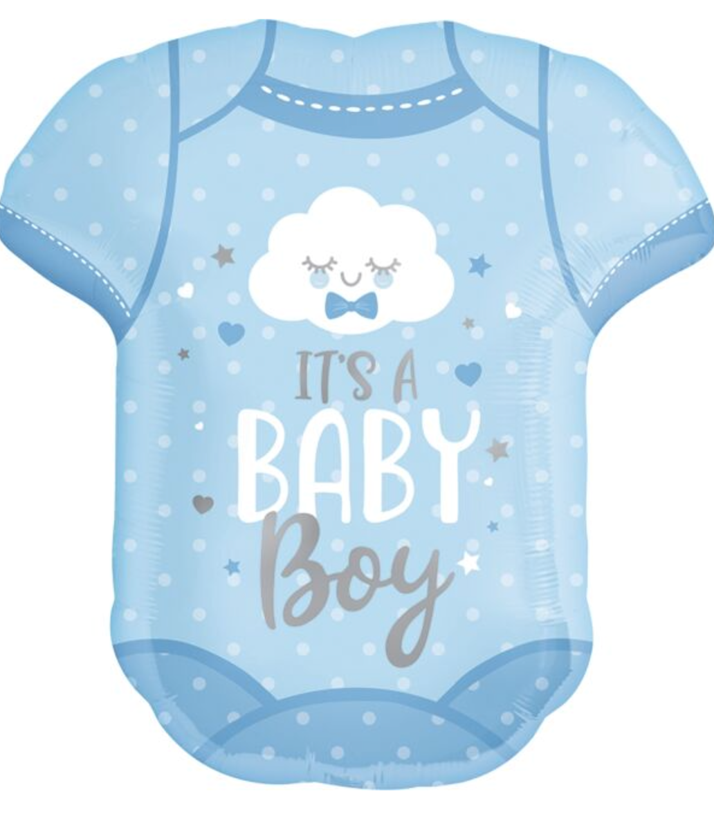 24" Baby Boy Onesie Balloon