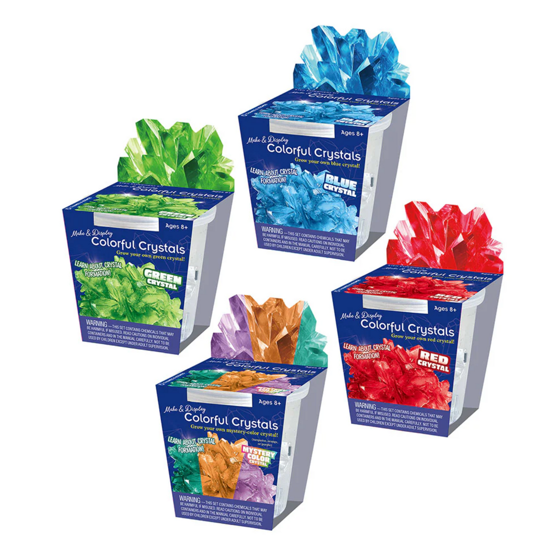 Make & Display: Colorful Crystals