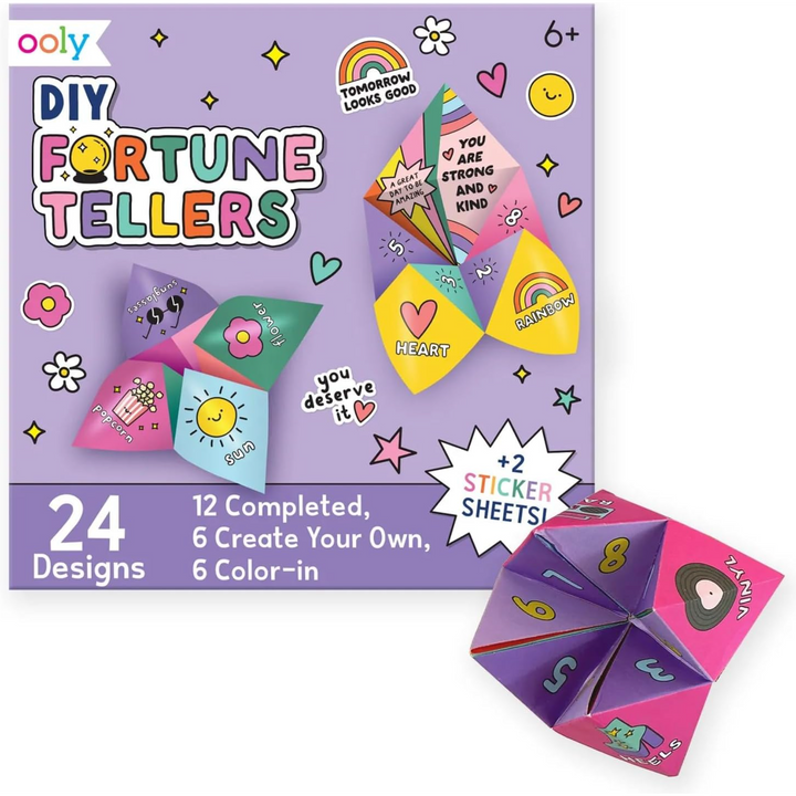 Ooly DIY Paper Kit, 24 Fortune Teller Designs