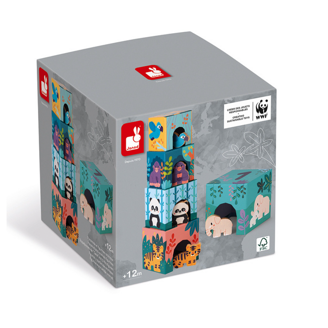 PYRAMID AND ANIMALS FIGURINES - WWF COLLABORATION