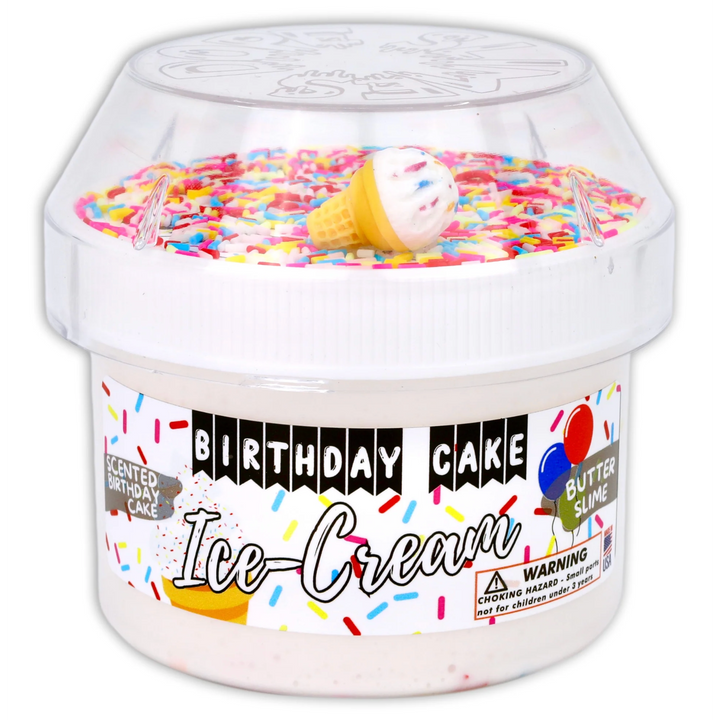 Birthday Cake Ice Cream Slime ( Butter Slime)