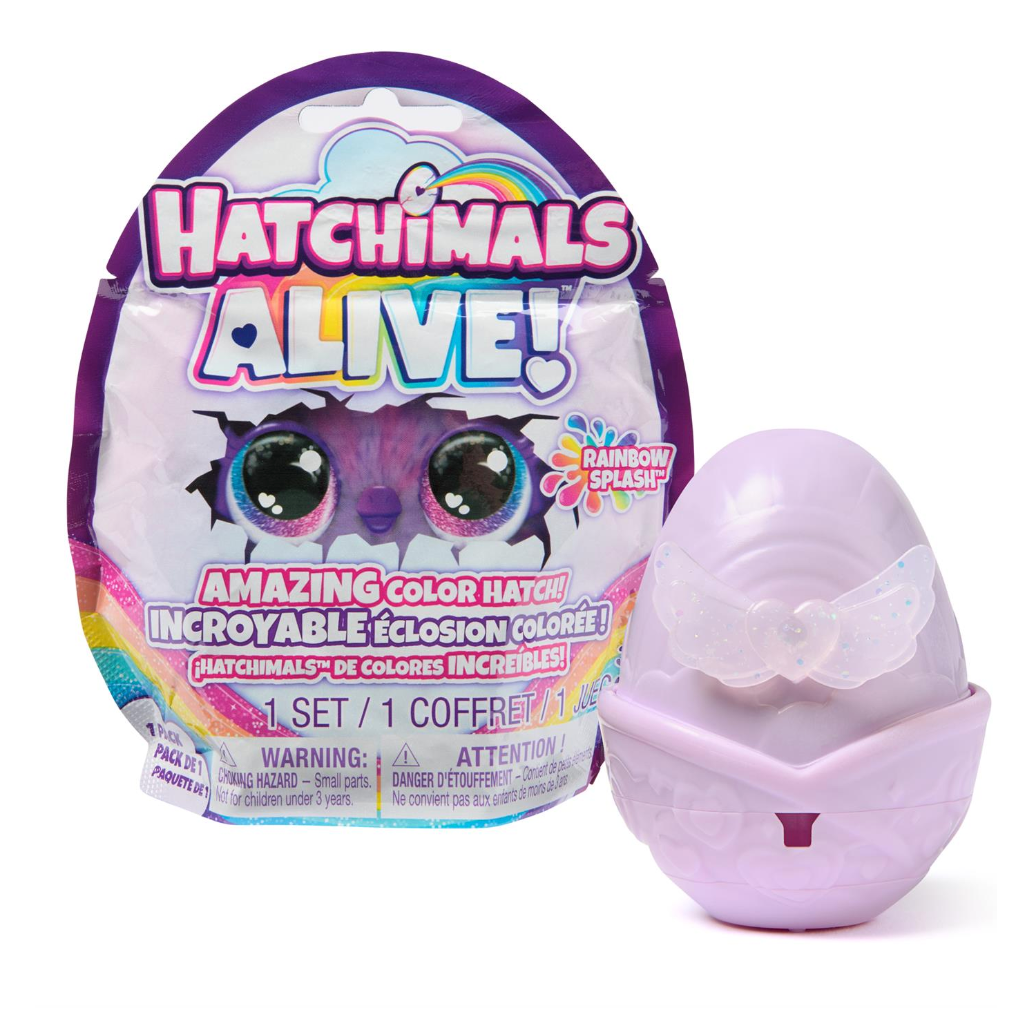 Hatchimals Alive, Rainbow Splash 1-Pack Blind Pack